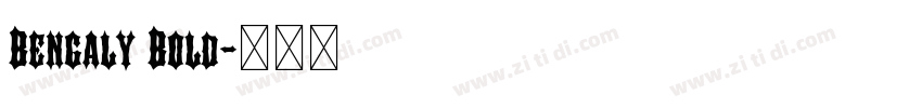 Bengaly Bold字体转换